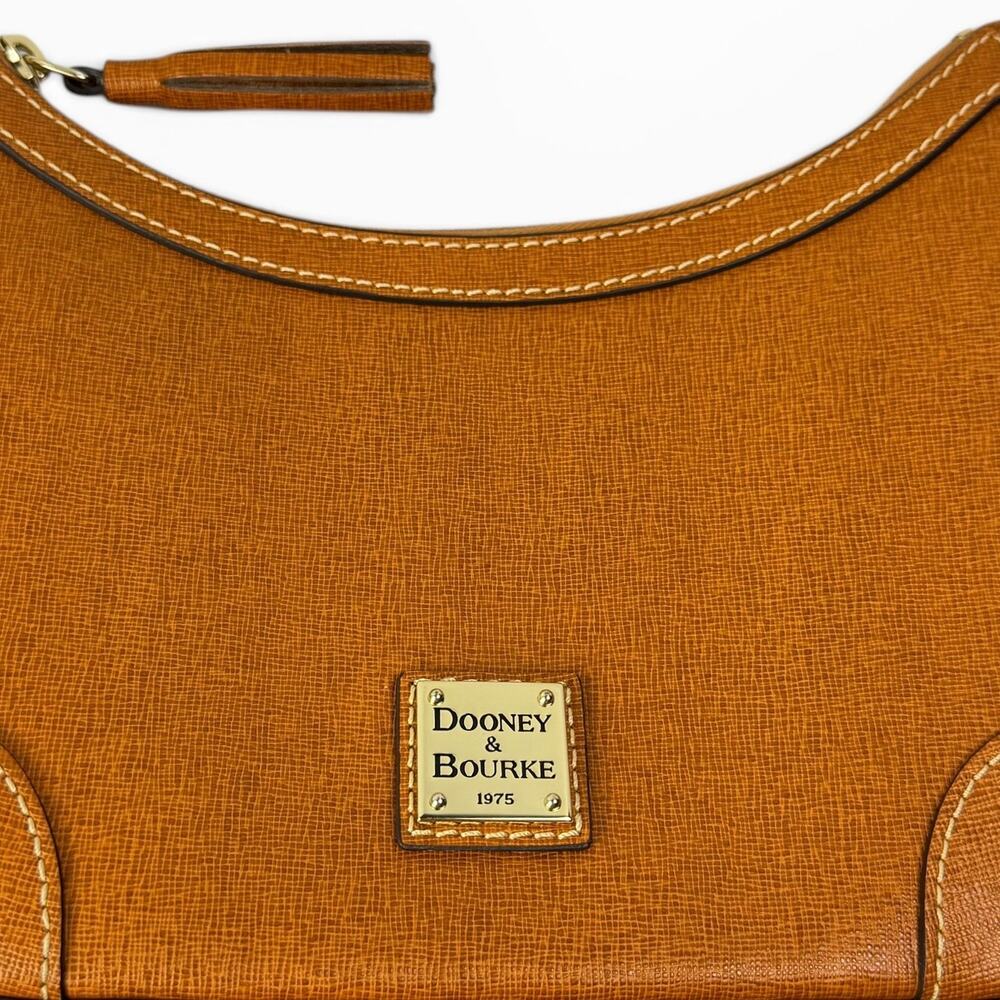 Dooney & Bourke Dixon Small Saffiano Leather Structured Hobo Shoulder Bag - Picture 5 of 13